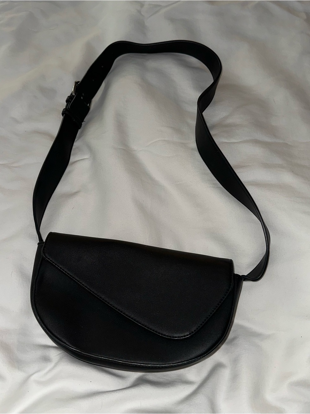 Black Asymmetrical Bag